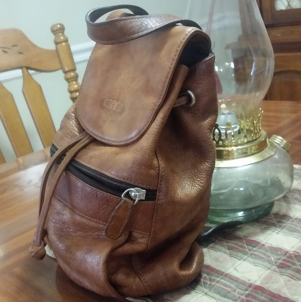 GAG Real Leather Backback
